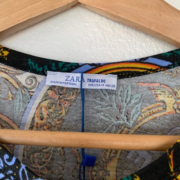 Zara NWT Short Sleeve Designer Inspired Tee - Picture 6 of 8